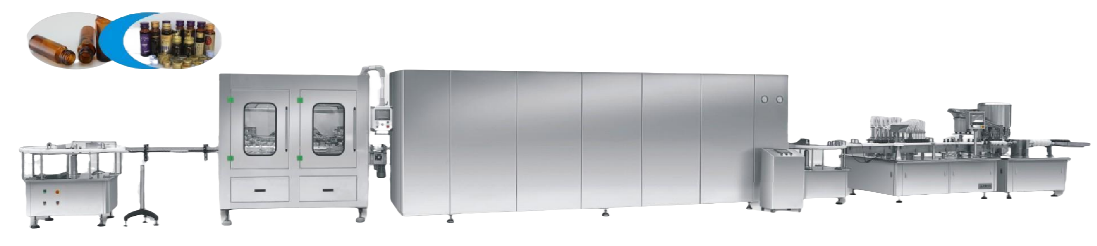 High Speed Filling Line for 20-100 mL Oral Liquid