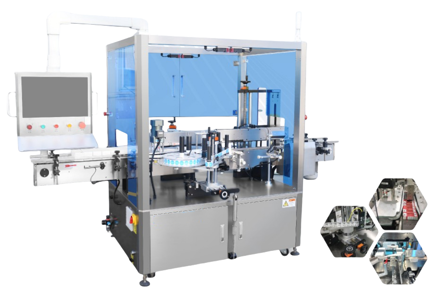 CL6123 Carton Sealing and Labeling Machine